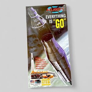 Atlantis EVERYTHING IS "GO" 1:110 Mercury Rocket Model Atlas NOS STEM NEW Sealed